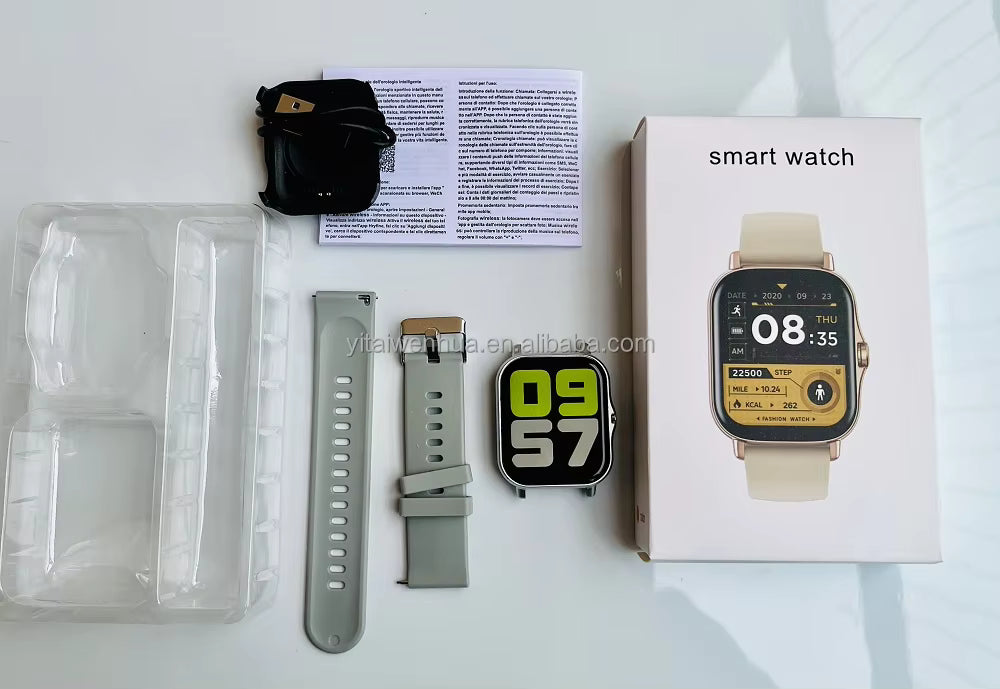 Y13 Multi-Function Smart Watch for Men and Women Real-Step count Activity Tracker with Cellular Connectivity Android Compatible