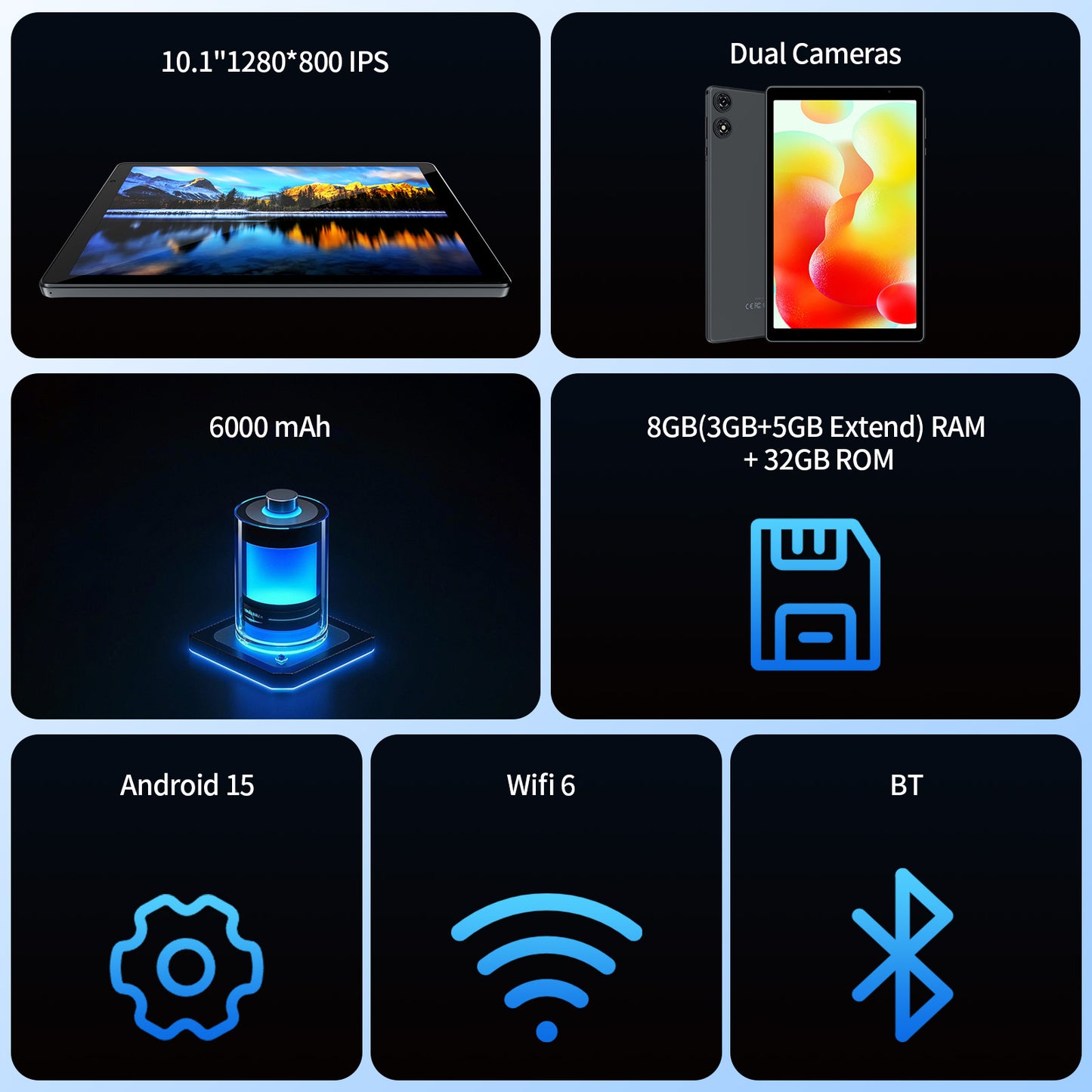 Pritom M10 - Android 15 10inch tablet -